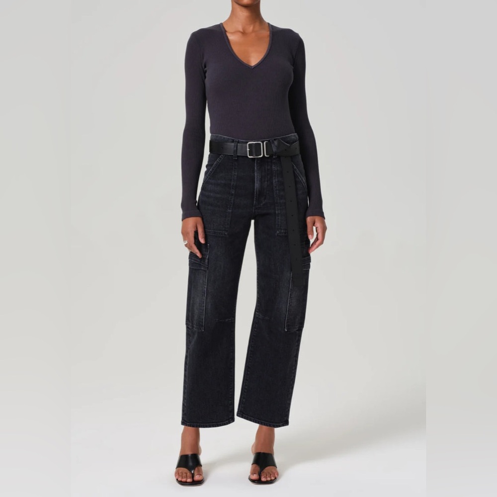 Citizens of Humanity Marcelle Denim Cargo Pants in Trinity Size 28